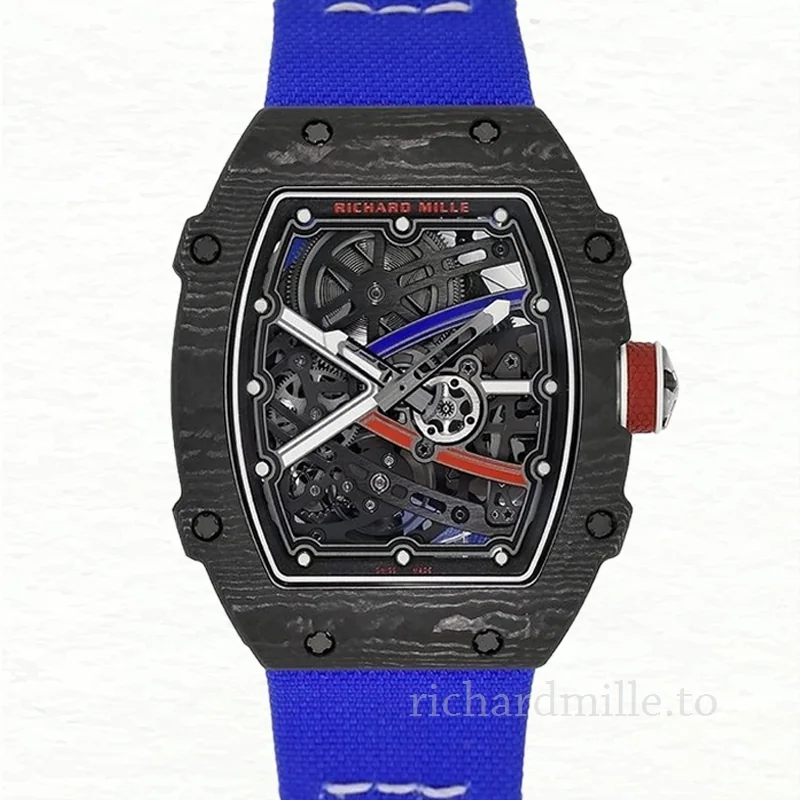 Richard Mille RM 67-02 Transparent Dial Men's Strap Watch