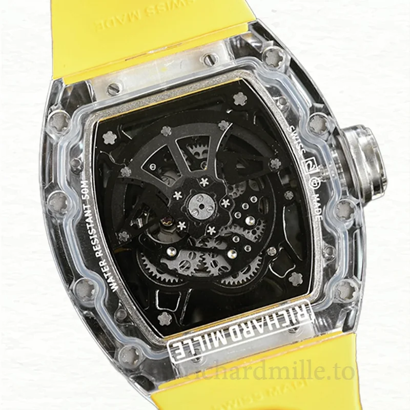 Richard Mille RM35-02 Men Automatic Watch Rubber Band