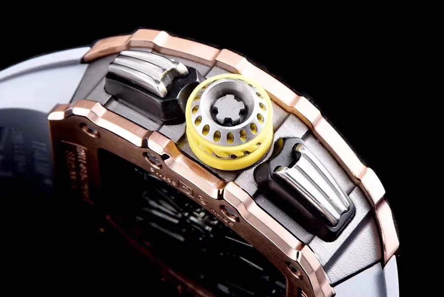 Richard Mille Replica RM 11-03 Grey Rubber Strap