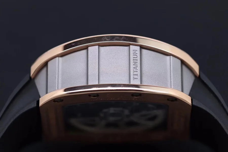 Richard Mille Replica RM 011 Black Strap Black Dial