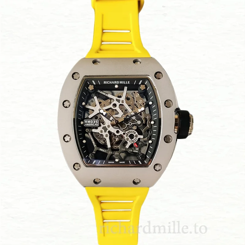 Richard Mille RM35 Men Mechanical Watch Rubber Band