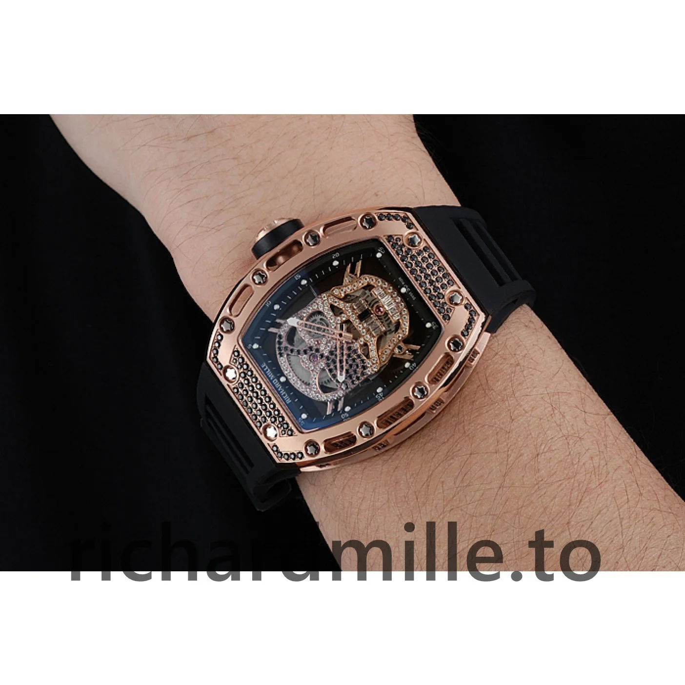 Richard Mille RM 052 1454252 Gold Dial Men Watch