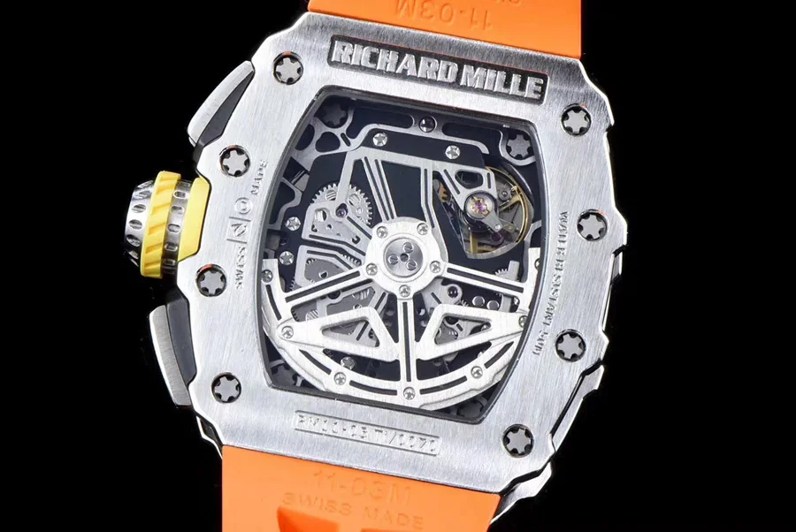 Richard Mille Replica RM 11-03 Series Orange Strap