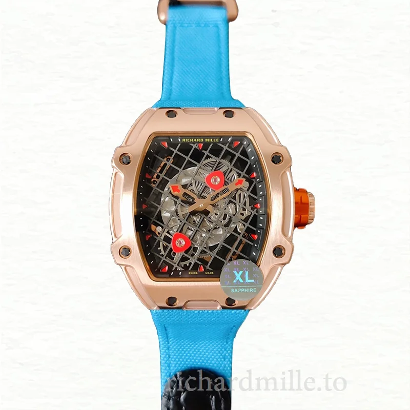 Richard Mille RM27-04 Men Mechanical Nylon Strap Watch