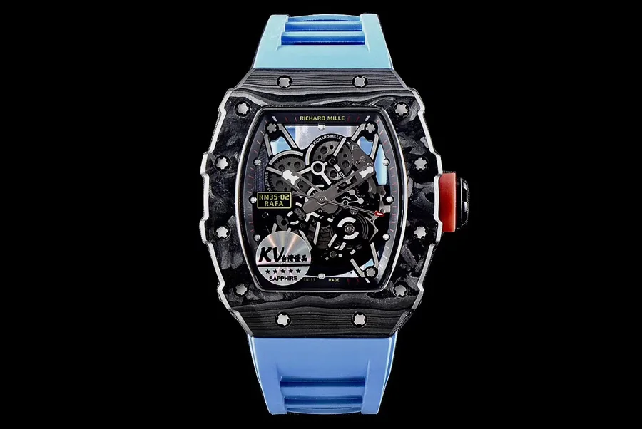 Richard Mille Replica RM 35 V3 Upgrade Blue Strap