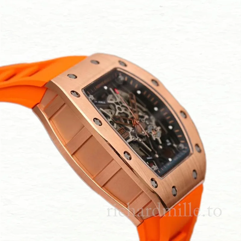 Richard Mille RM035 Mechanical Men Transparent Dial Watch