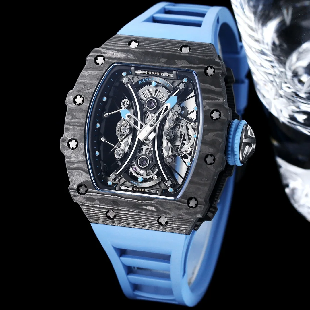 AAA Richard Mille RM 53-01 Replica Tourbillon Pablo Mac Donough Watch – Swiss Precision & Carbon Fiber Case