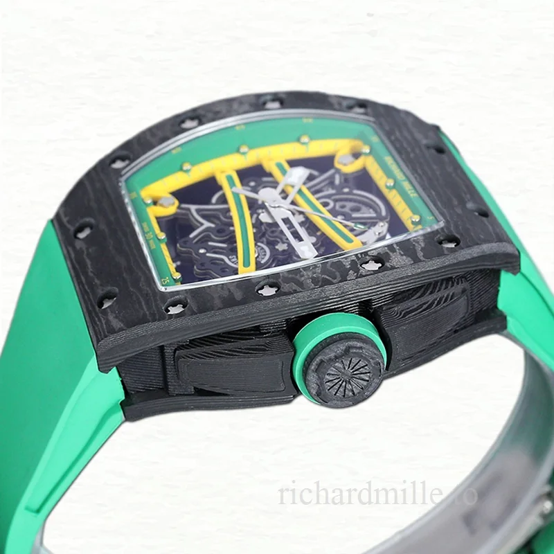 Richard Mille RM 61-01 Automatic Men Rubber Band Watch
