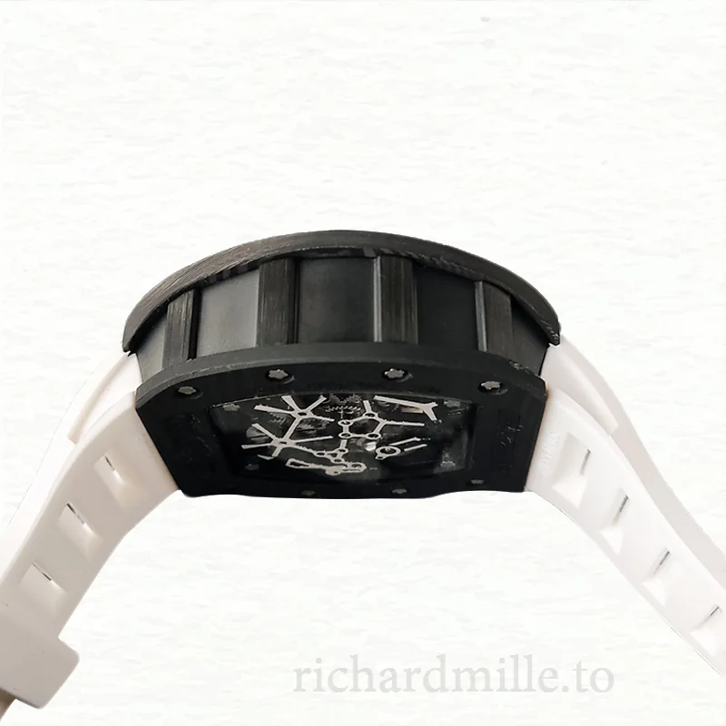 Richard Mille RM35 Mechanical Men Watch Skeleton Dial Rubber Band