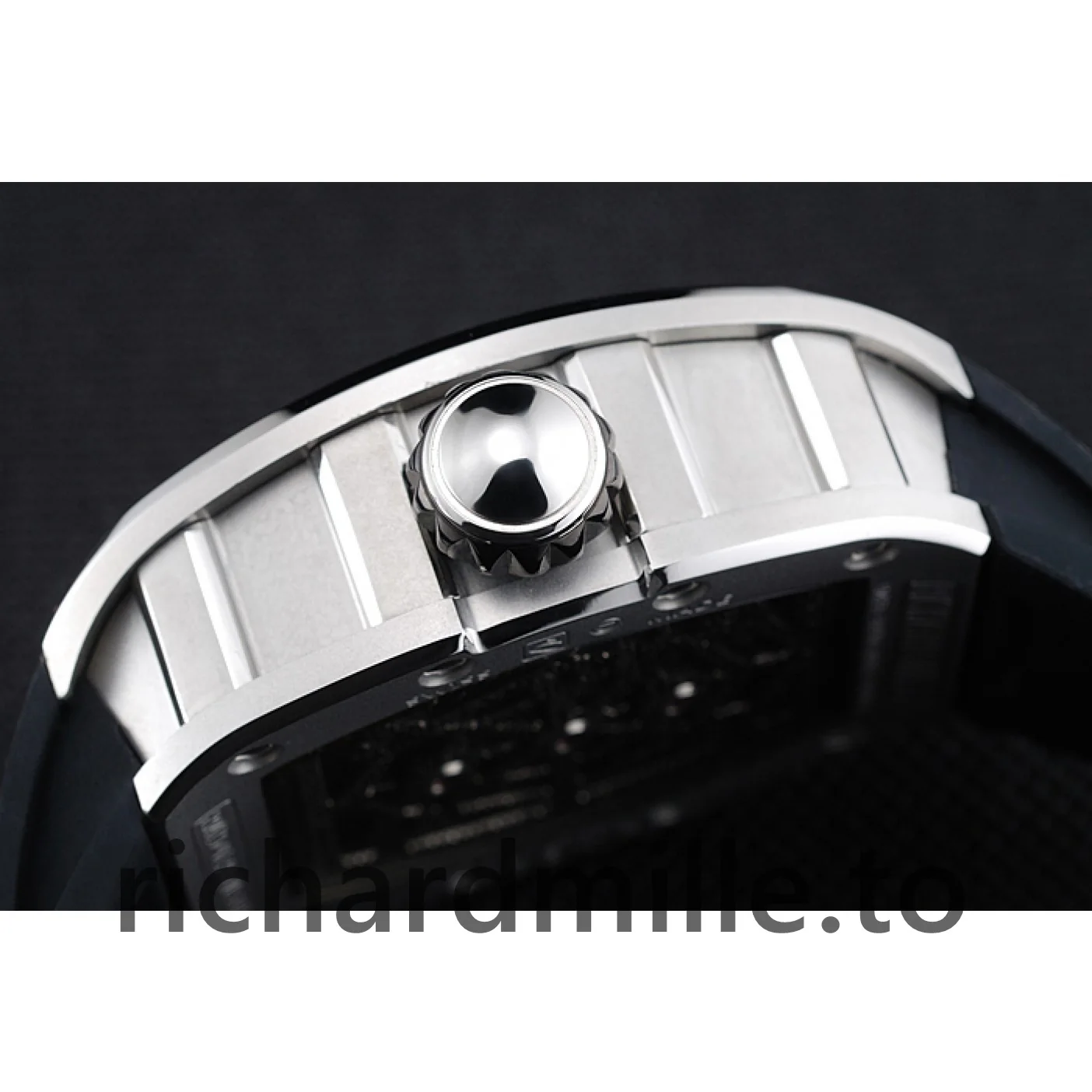Richard Mille RM 19-01 1454256 Men Black Dial Rubber Watch