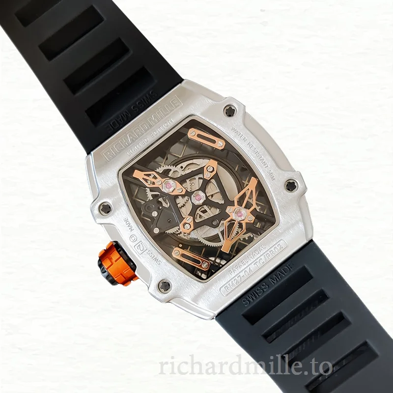 Richard Mille RM27-04 Mechanical Men Transparent Dial Stainless Steel Watch