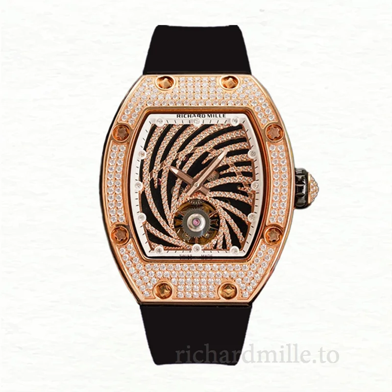 Richard Mille RM51-02 Automatic Ladies Dot Diamond Dial Watch