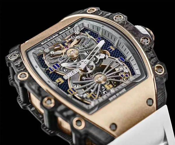 New RM 21-01 Tourbillon Aerodyne Rubber Band Mechanical Men Watch