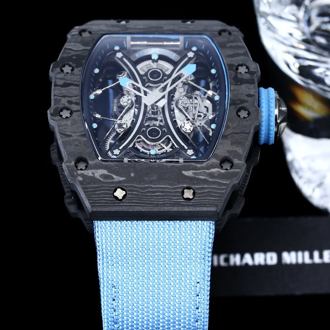 AAA Richard Mille RM 53-01 Replica Tourbillon Pablo Mac Donough Watch – Swiss Precision & Carbon Fiber Case