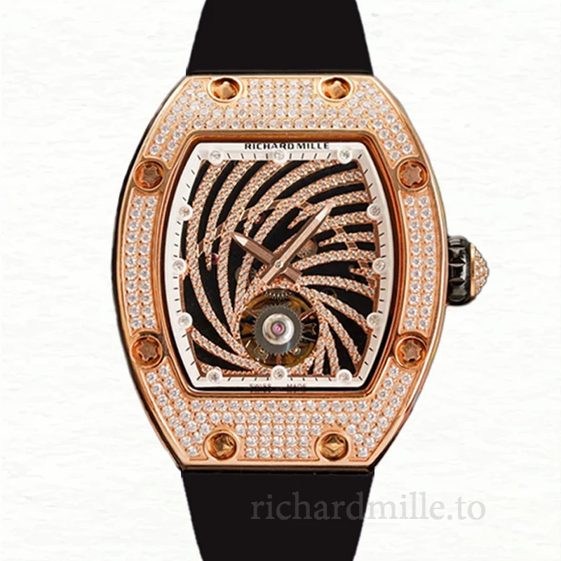 Richard Mille RM51-02 Automatic Ladies Dot Diamond Dial Watch