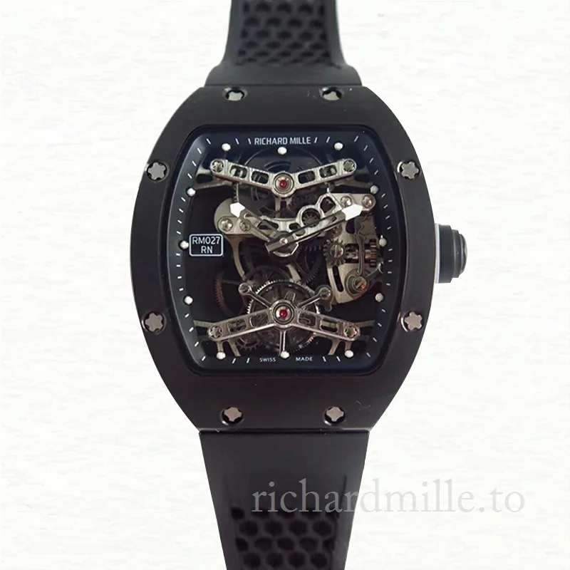 Richard Mille RM027 Hand Wind Men Rubber Band