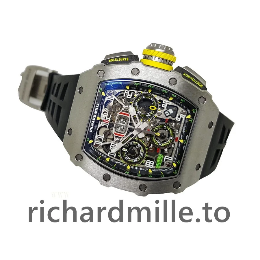 Richard Mille RM 011-03 50MM Rubber Black Watch