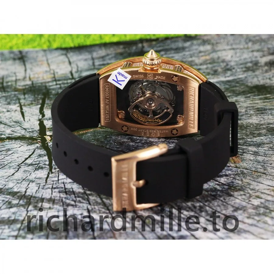 Richard Mille RM007 AF WG/201 Mens Rubber 40mm Watch