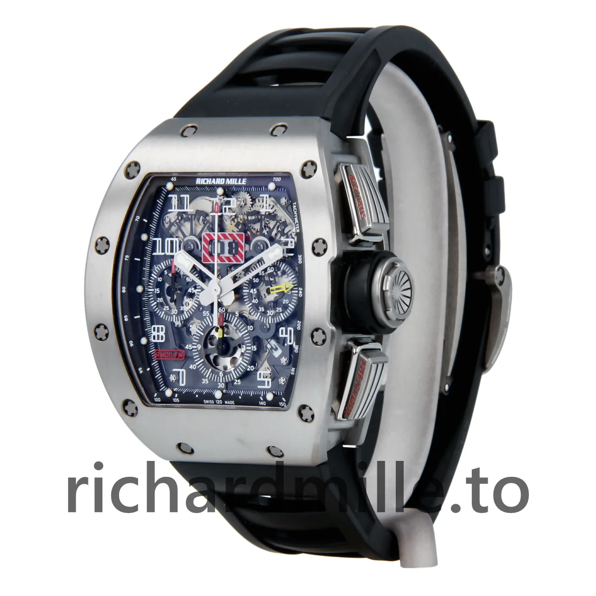 Richard Mille RM 011 FM Rubber Skeletonized Dial Watch