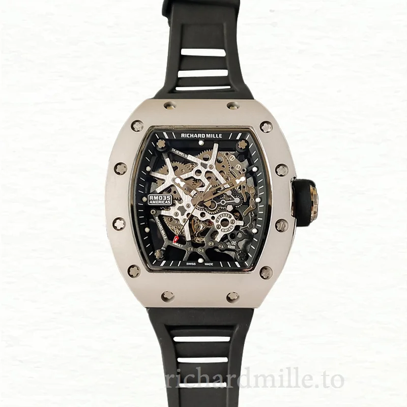 Richard Mille RM35 Men Mechanical Watch Rubber Band