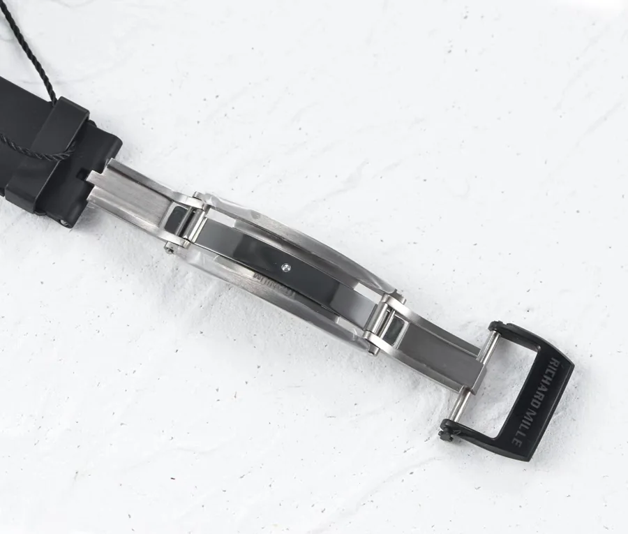 Richard Mille Replica RM 035-2 Black Rubber Strap Sapphire Crystal Glass