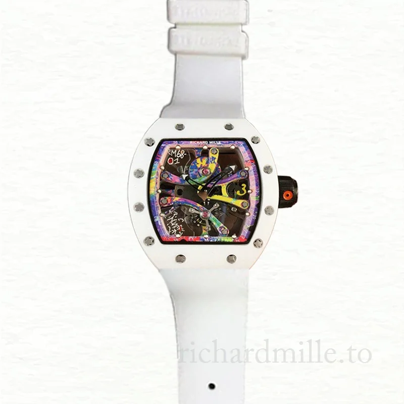 Richard Mille RM68-01 Hand Wind Men Watch Transparent Dial