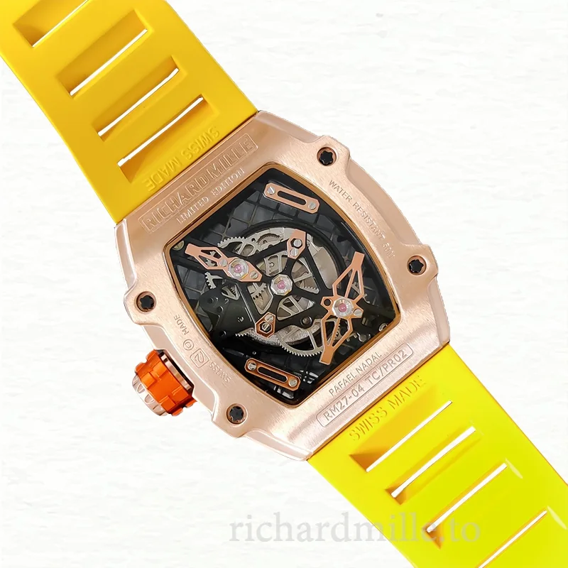 Richard Mille RM27-04 Mechanical Men Watch Transparent Dial