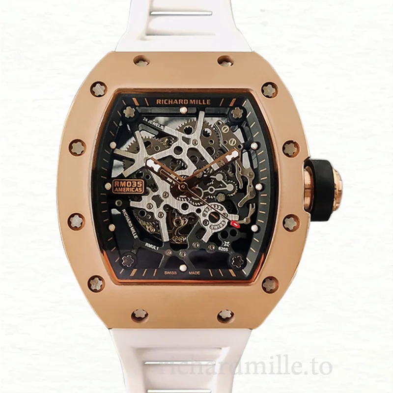 Richard Mille RM35 Mechanical Men Skeleton Dial Watch