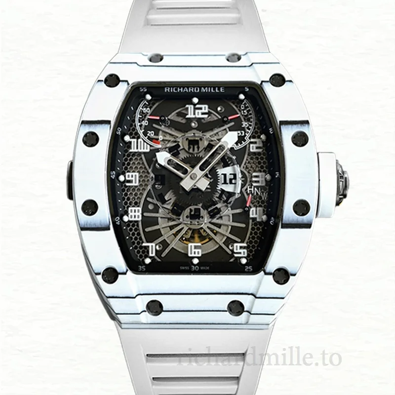 Richard Mille RM022 Automatic Men Rubber Band Arabic Numeral