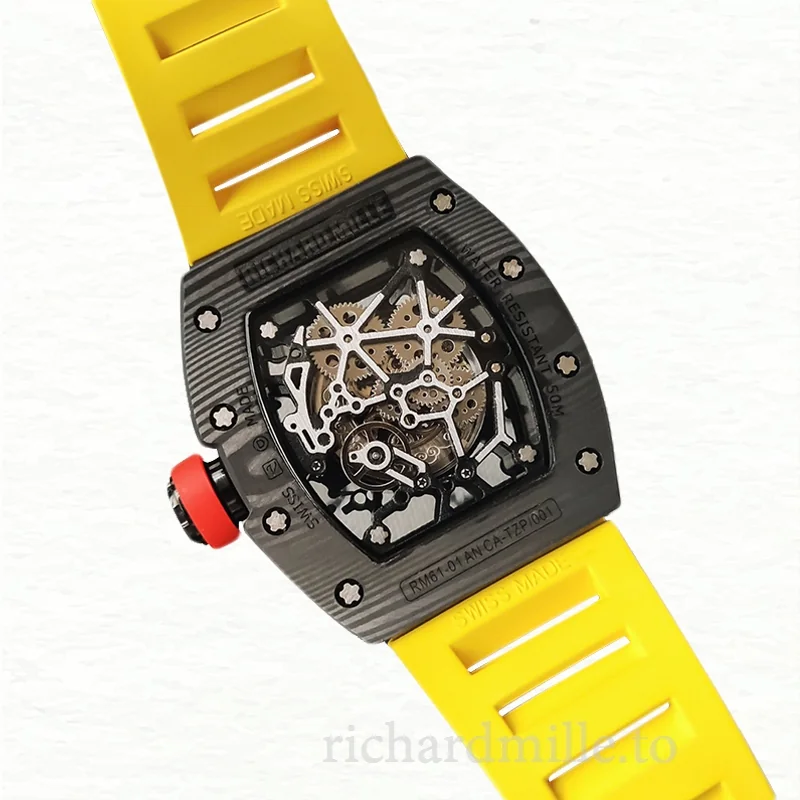 Richard Mille RM35 Men Mechanical Watch Rubber Band