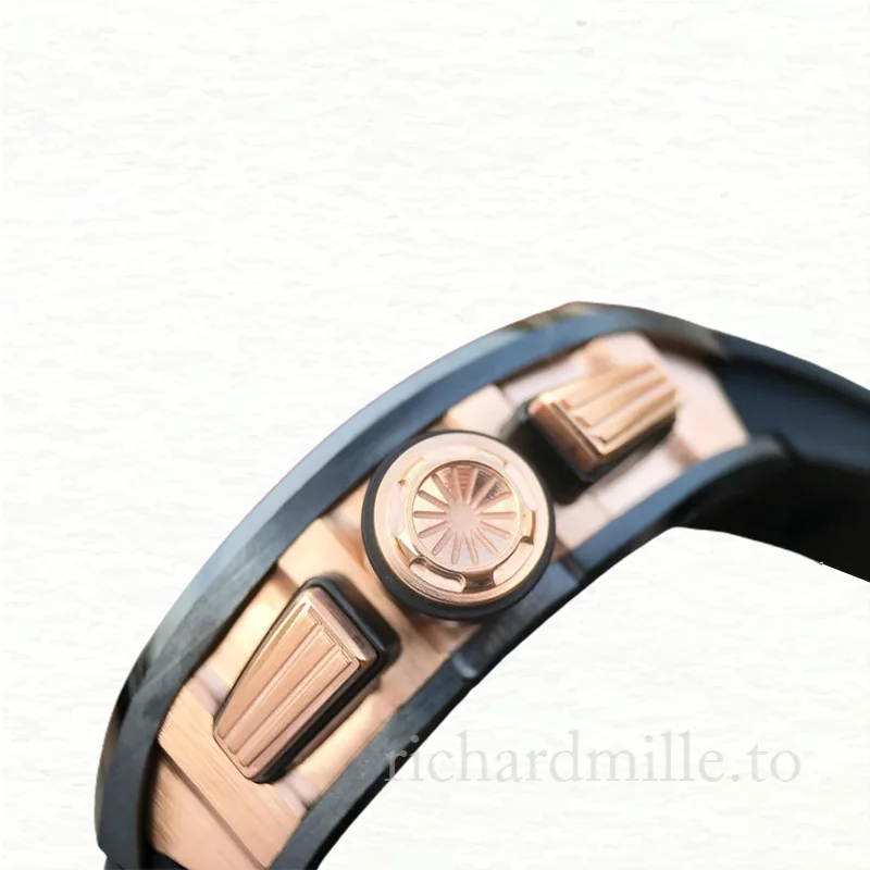 Richard Mille RM011 Men Automatic Stainless Steel Transparent Dial Watch
