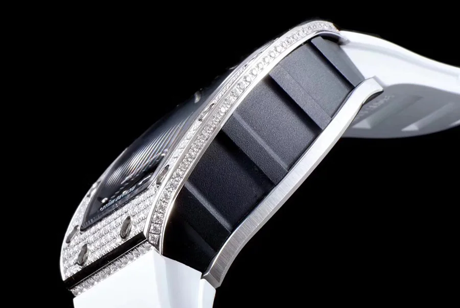 Richard Mille Replica RM 023 White Strap Hollow Dial
