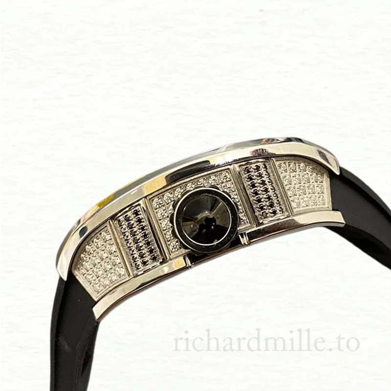 Richard Mille RM19-02 Hand Wind Men Diamond Bezel Watch
