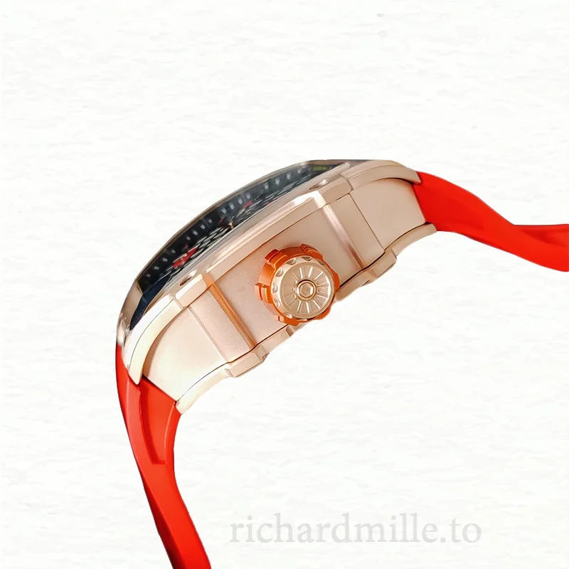 Richard Mille RM27-04 Mechanical Men Transparent Dial Rubber Band