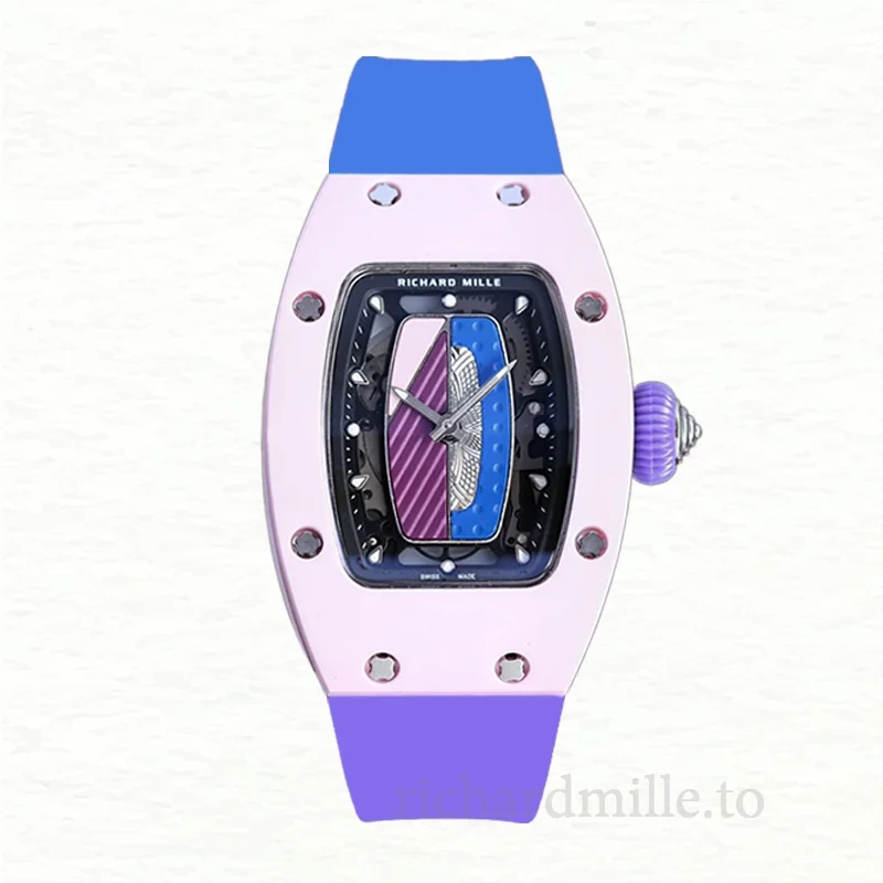 Richard Mille RM07-01 Automatic Ladies Transparent Dial Watch