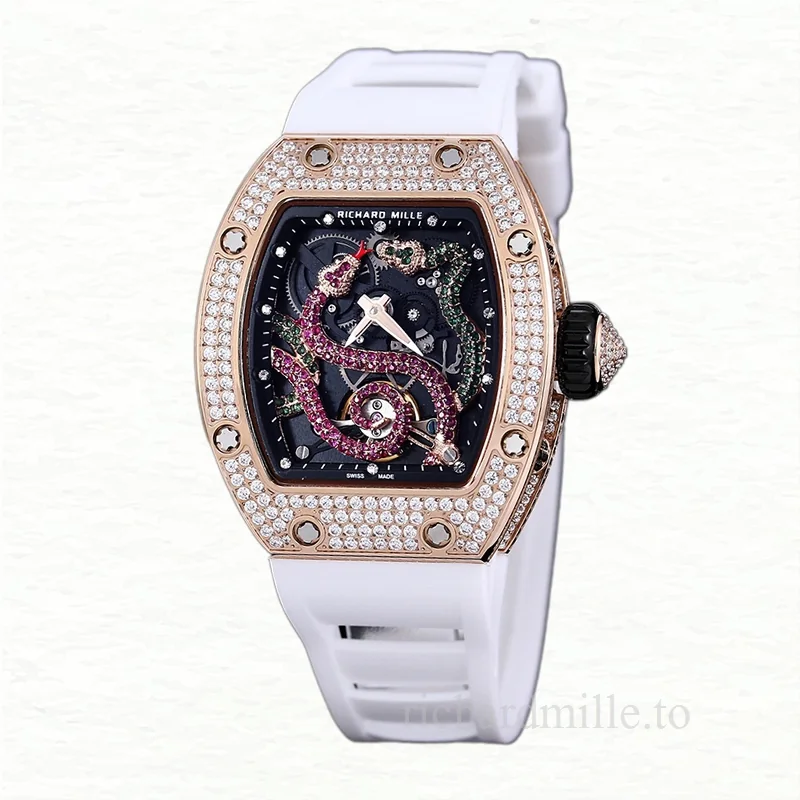 Richard Mille RM 026 Automatic Unisex Stainless Steel Transparent Dial Watch