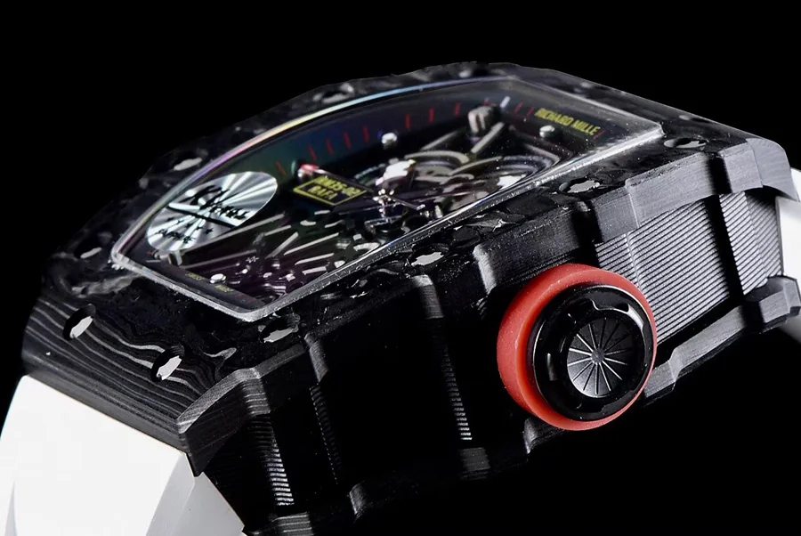 Richard Mille Replica RM 35-02 V3 Upgraded White Strap