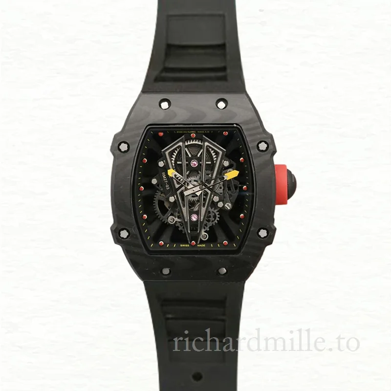 Richard Mille RM27-03 Men Mechanical Watch Carbon Fiber