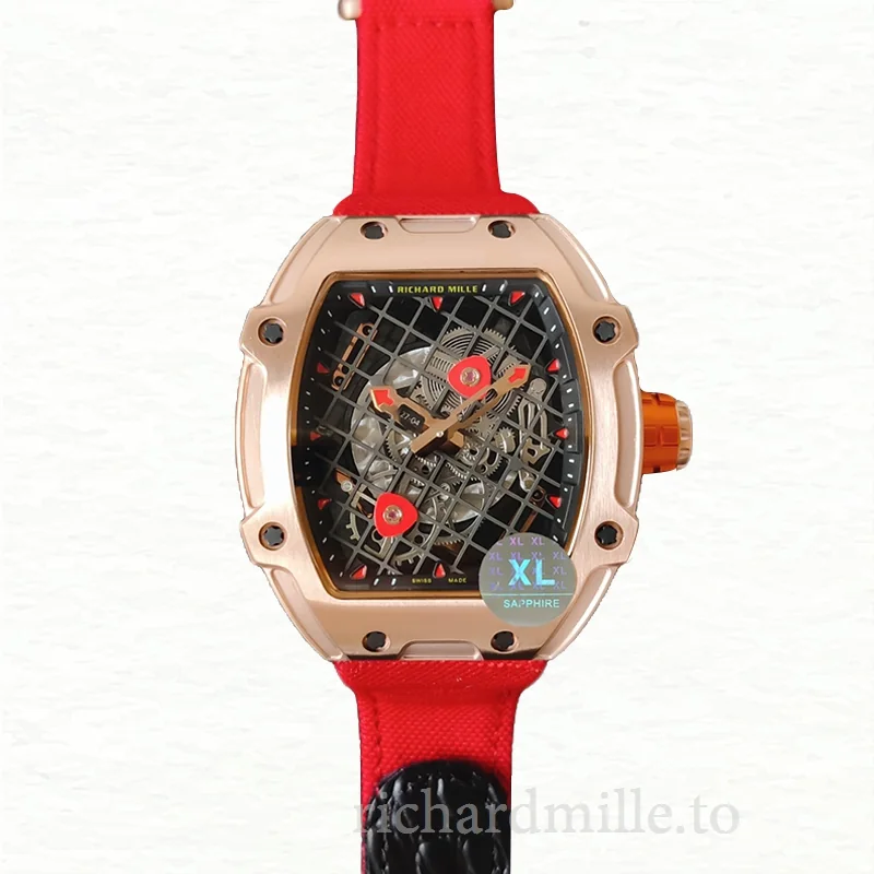 Richard Mille RM27-04 Men Mechanical Nylon Strap Watch