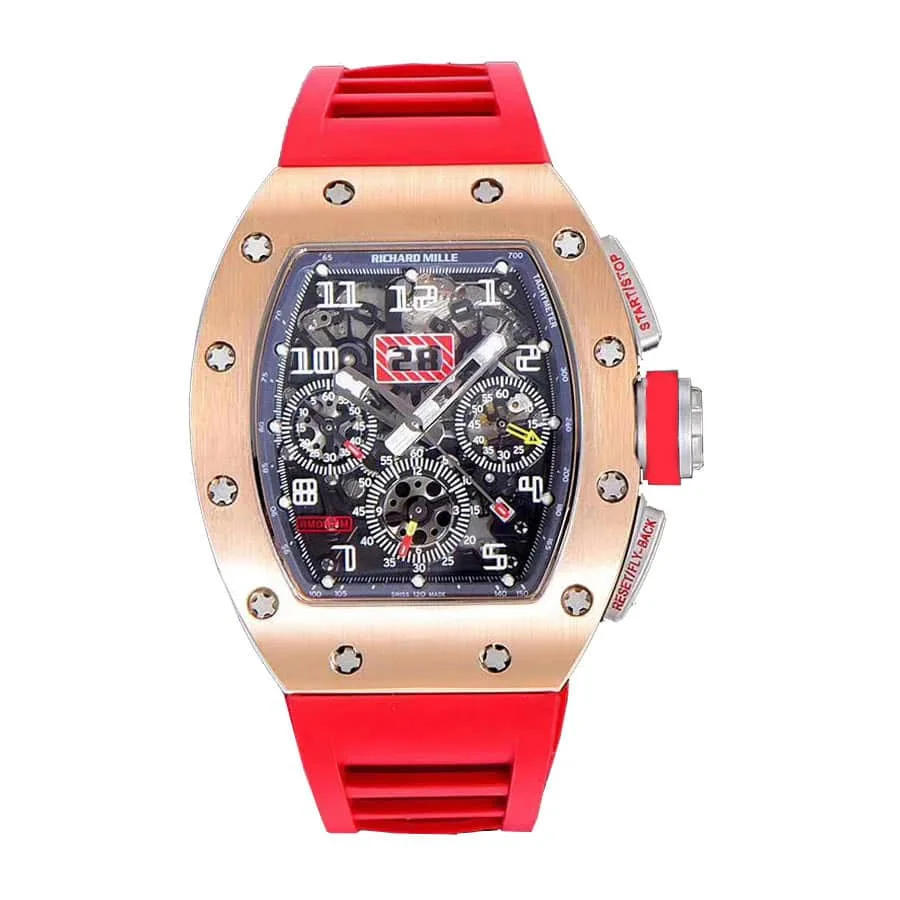 Richard Mille RM011 Grey & White Dial 50MM Watch