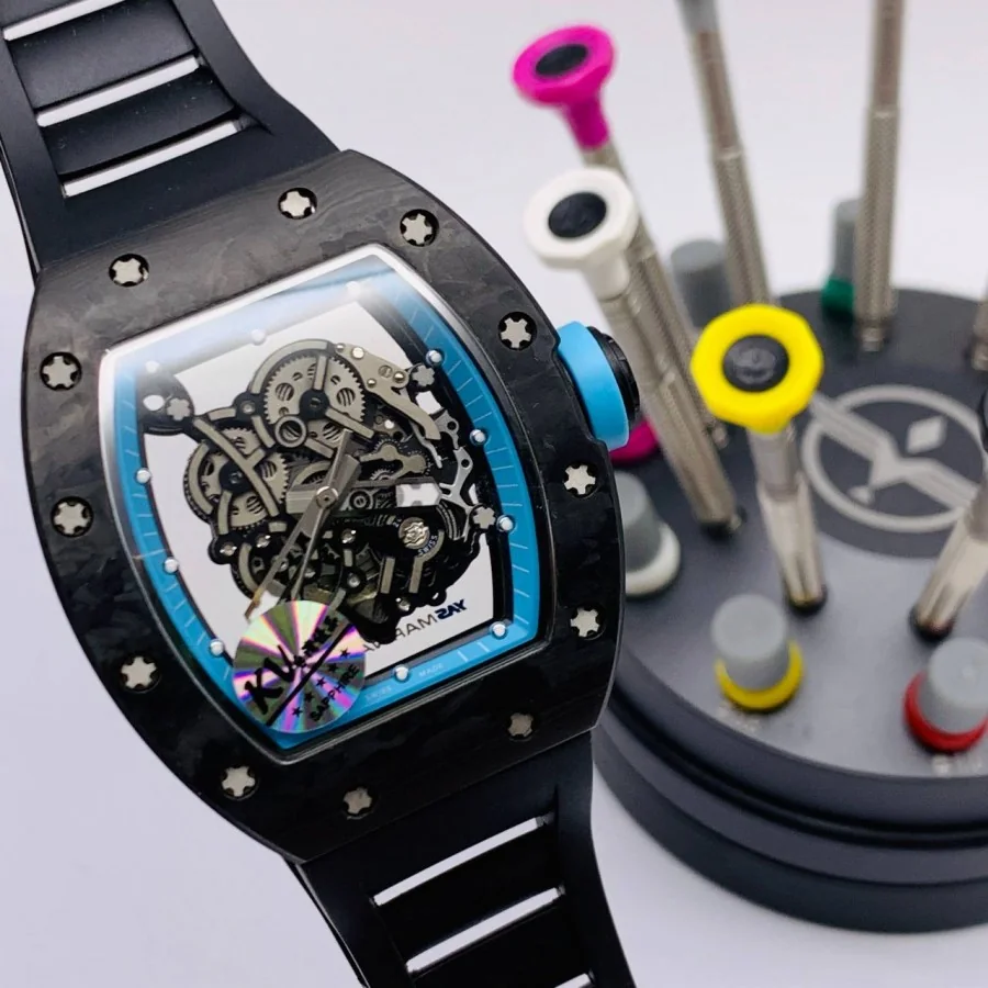 Richard Mille RM 055 Yas Marina Ciruit Skeleton Dial Mens Watch