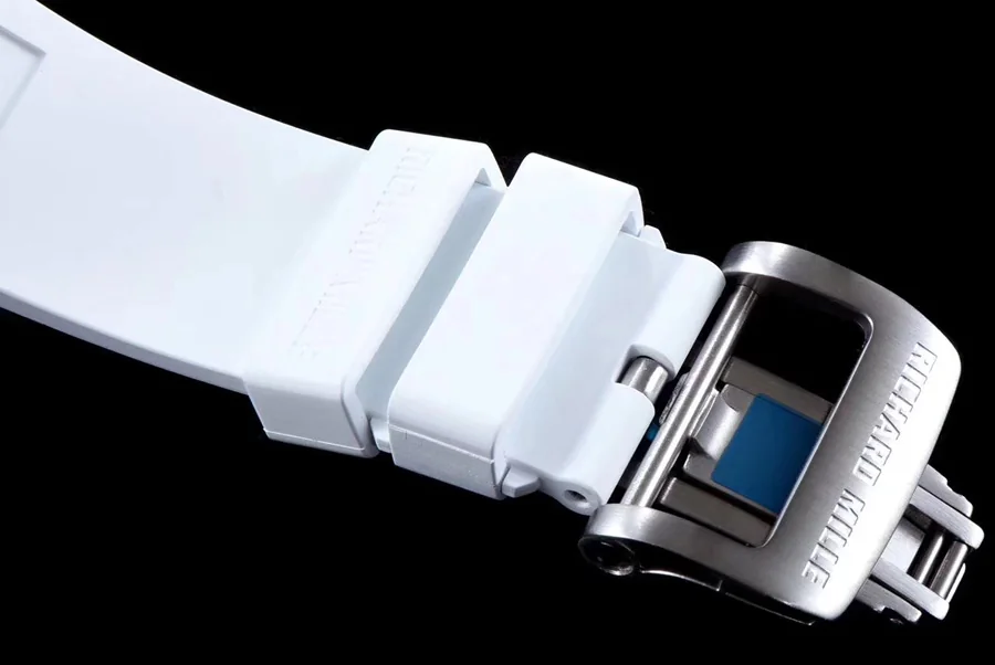 Richard Mille Replica RM 023 White Strap Hollow Dial