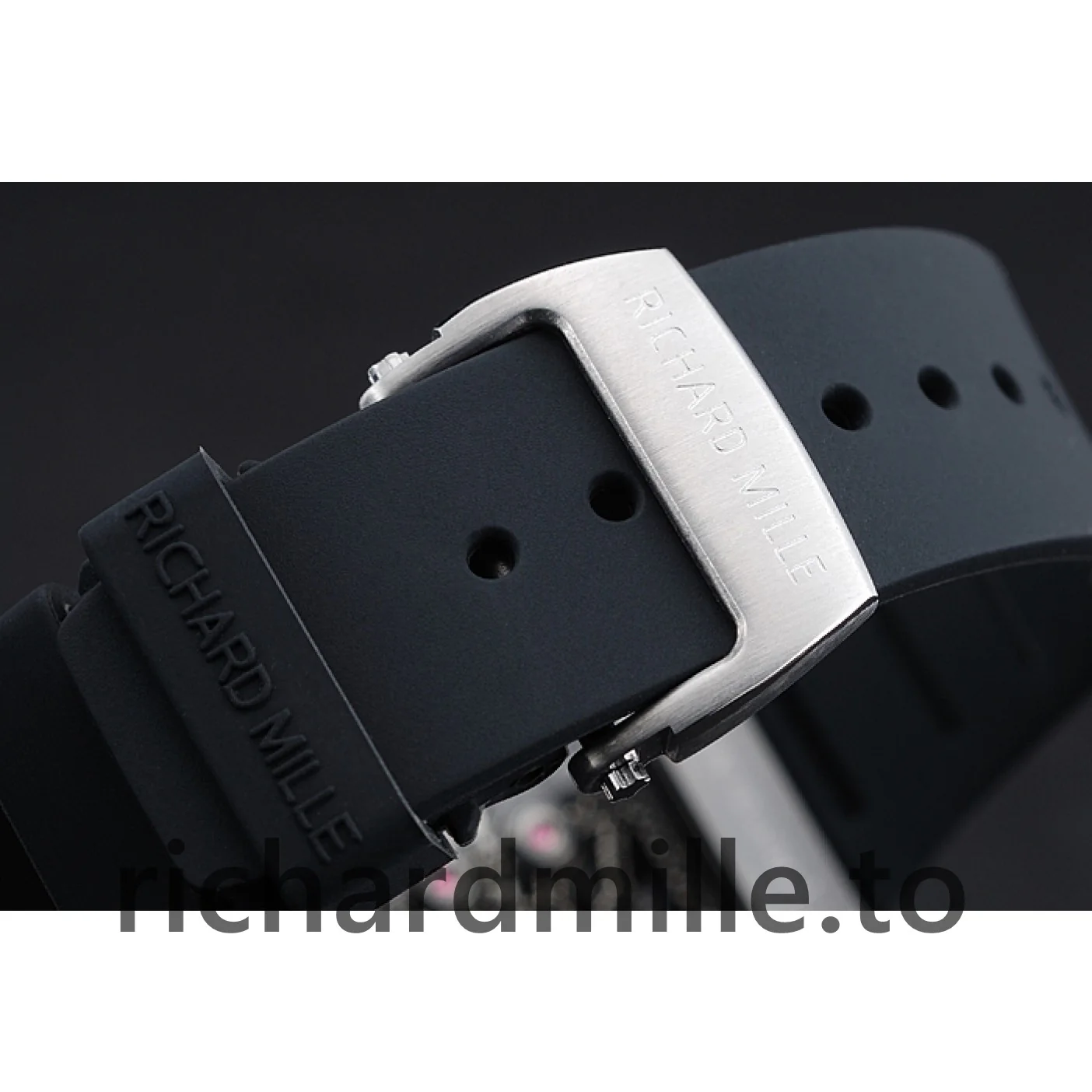Richard Mille RM 19-01 1454256 Men Black Dial Rubber Watch