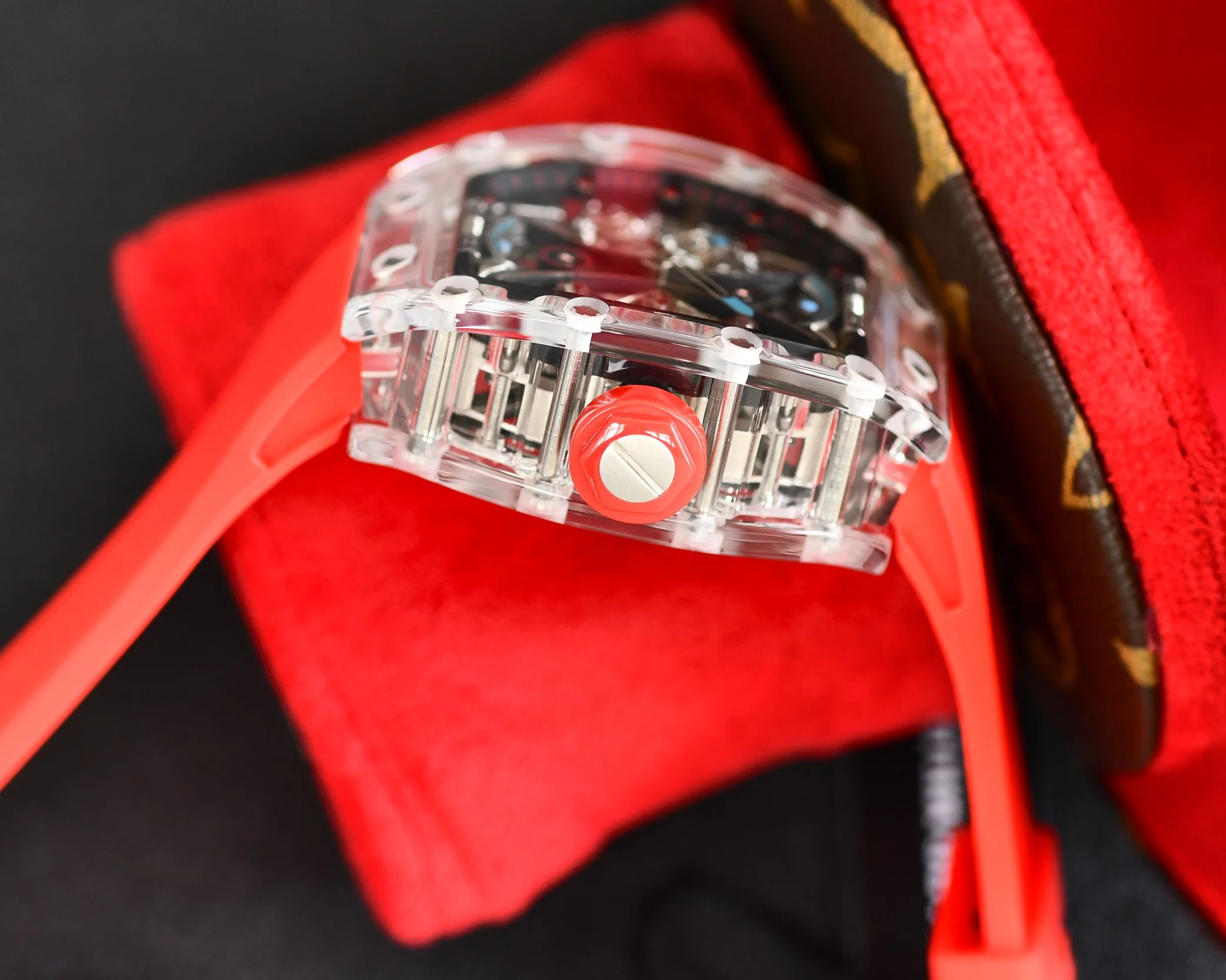 Richard Mille RM53-01 Automatic Men Transparent Dial Watch