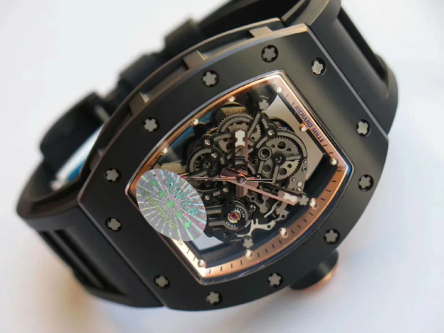 Richard Mille Replica RM 055 Black Strap