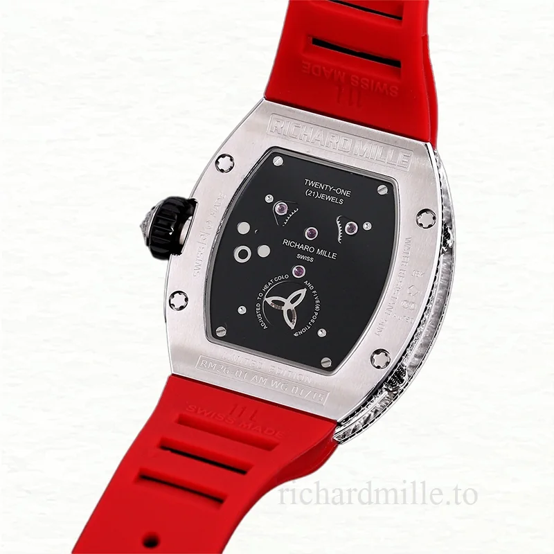 Richard Mille RM 026 Unisex Automatic Stainless Steel Rubber Band Watch