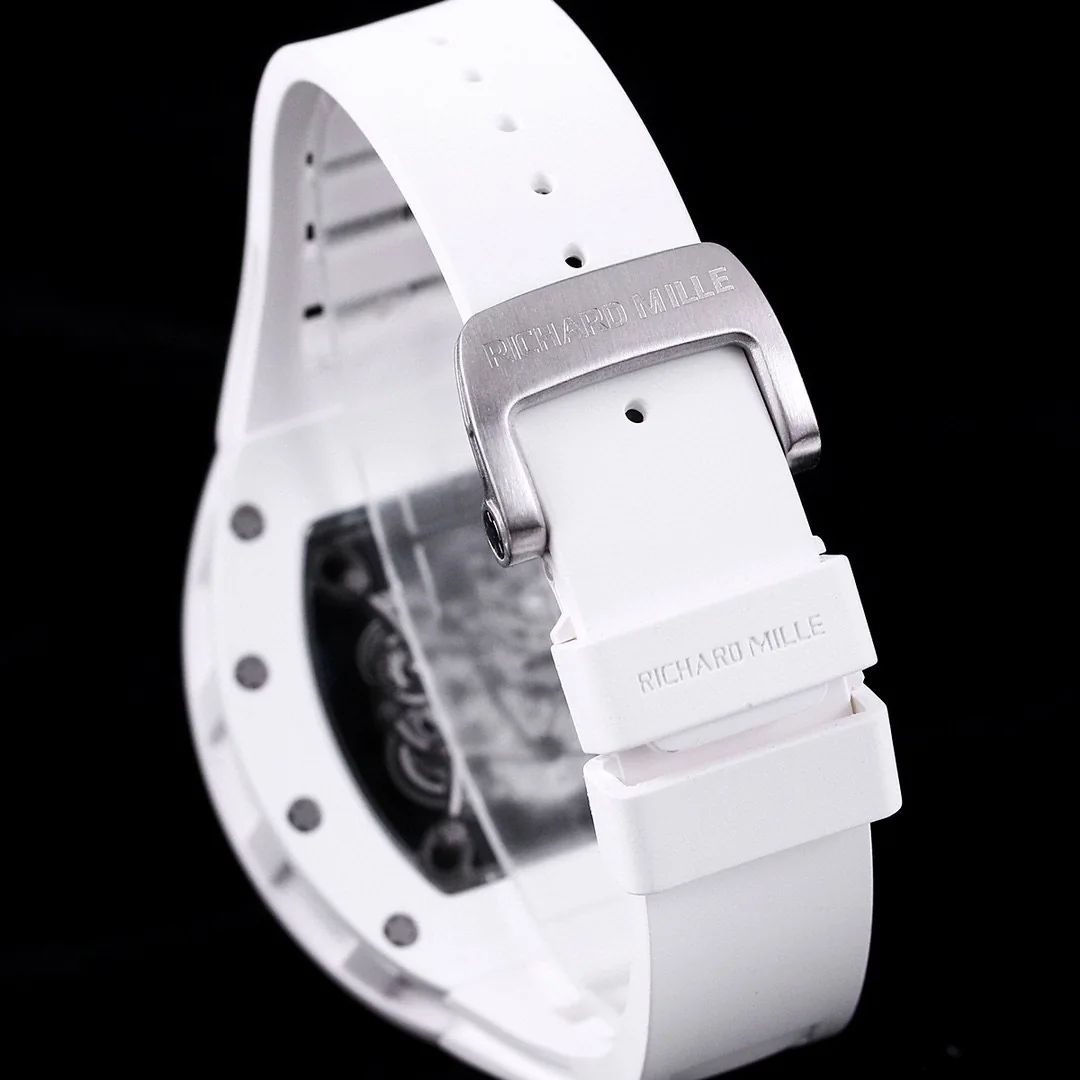 Best Richard Mille RM 055 Bubba Watson Replica - White Ceramic Skeleton, Elegant Design