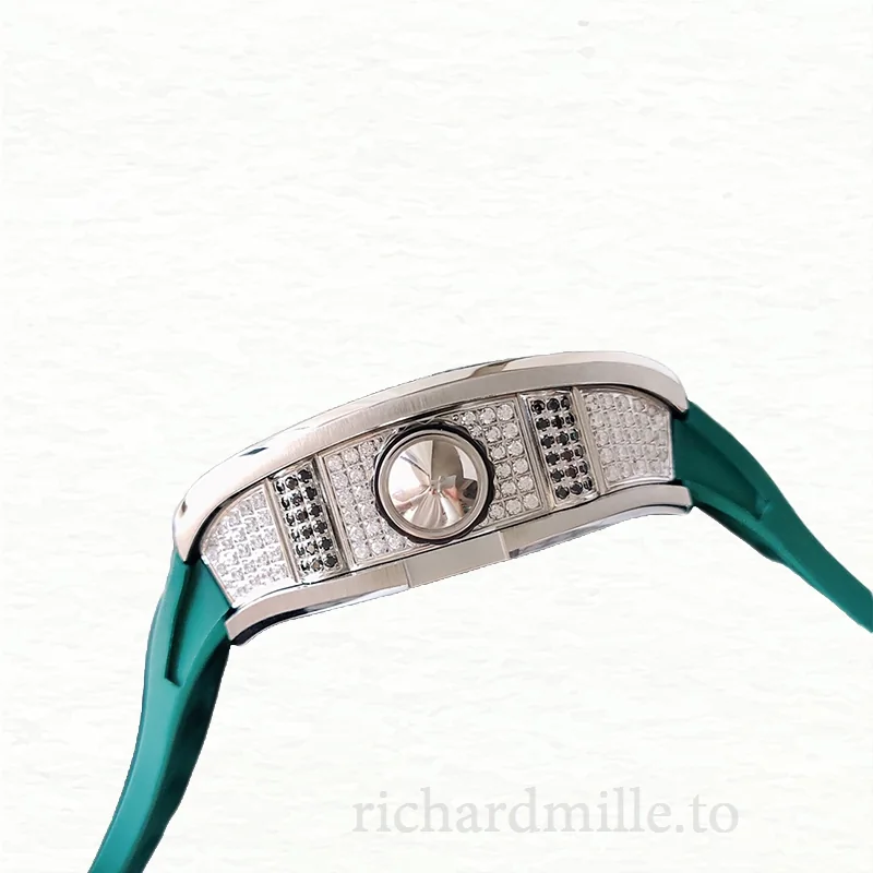 Richard Mille RM51-02 Ladies Mechanical Watch Diamond Paved Dial