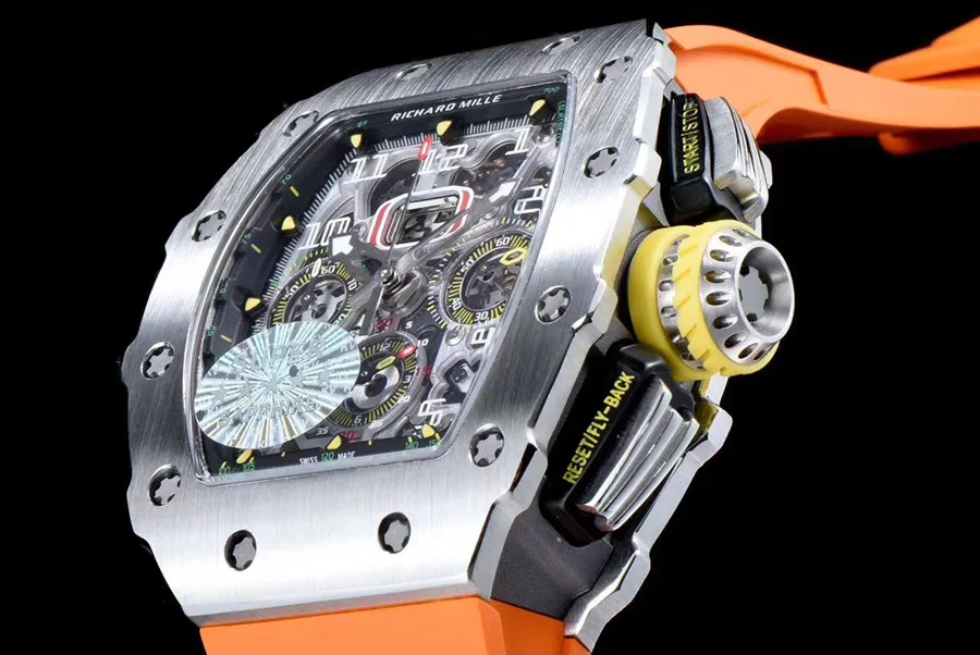 Richard Mille Replica RM 11-03 Series Orange Strap