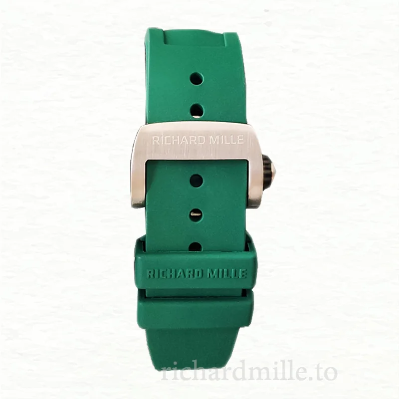 Richard Mille RM52-02 Mechanical Men Watch Rubber Band Diamond Bezel